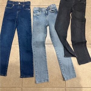 Kids tall Jeans Trio - Blue, Light Blue, Black
